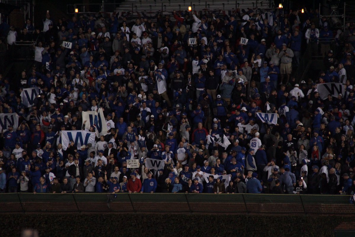 Cubs's tweet photo. Familiar territory. #FlyTheW https://t.co/AnBob55zVj