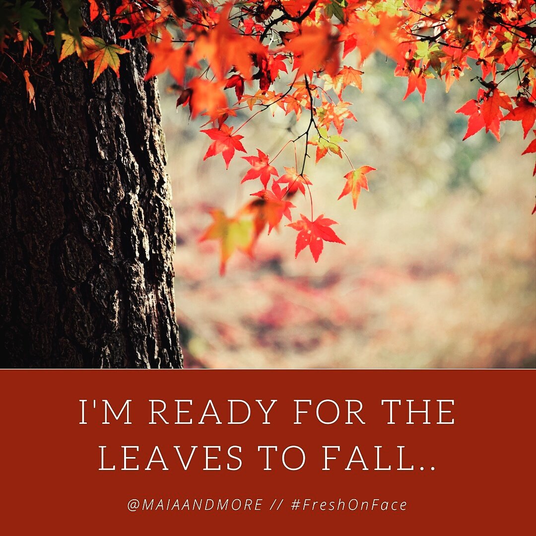 FreshOnFace's tweet image. I'm READY!  Are you?
Pamper your skin b4 the dry winds are here!
ENJOY 10% off with code AUTUMN10.
MaiaAndMore.com
#FreshOnFace