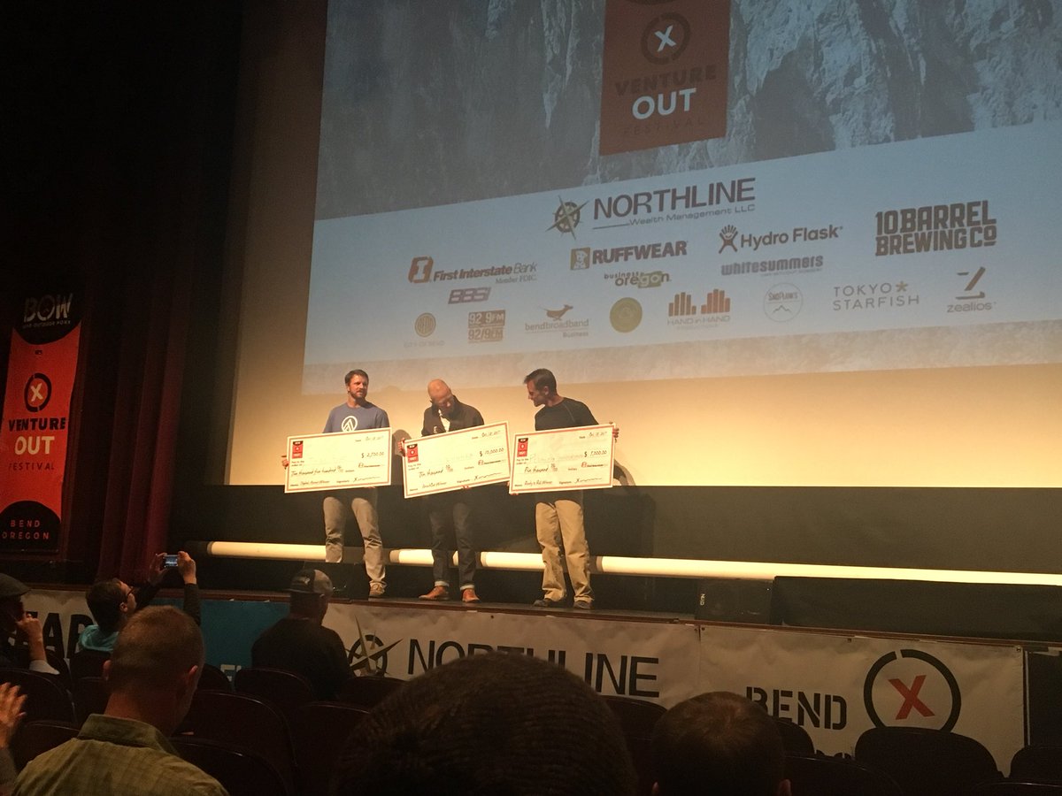 startupbend's tweet image. Congrats to @bendoutdoorworx #VentureOutConference cash winners!! @tribe_pilot @kidRunners Pedal Innovations!