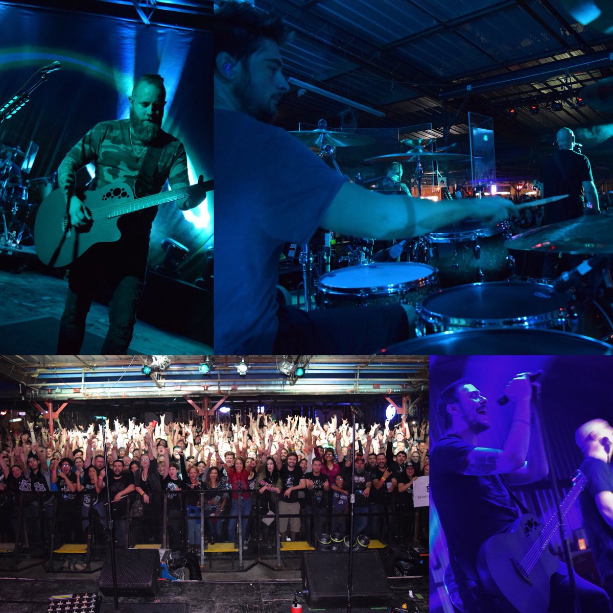 breakingbenj's tweet photo. Lubbock tonight was a blast! Thank you so much for coming out! #bbunplugged #breakingbenjamin 🤘 https://t.co/mtnDcvA9je