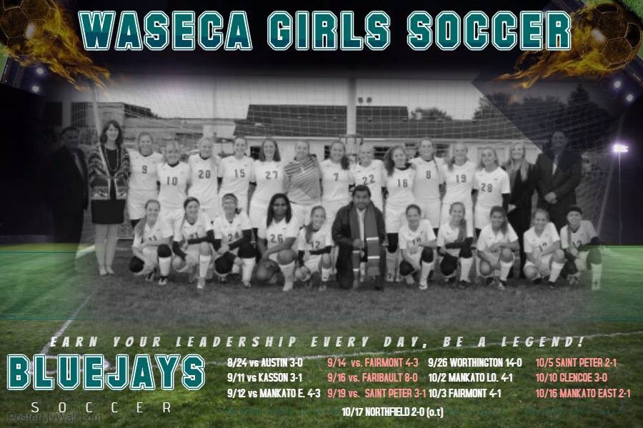 JDDELGADO2's tweet photo. Soccer Section championship Thursday October 19th. Waseca girls vs Mankato West in New Prague at 7:30pm.Trojan Stadium 221-12th Street NE https://t.co/gVILJLZ95q