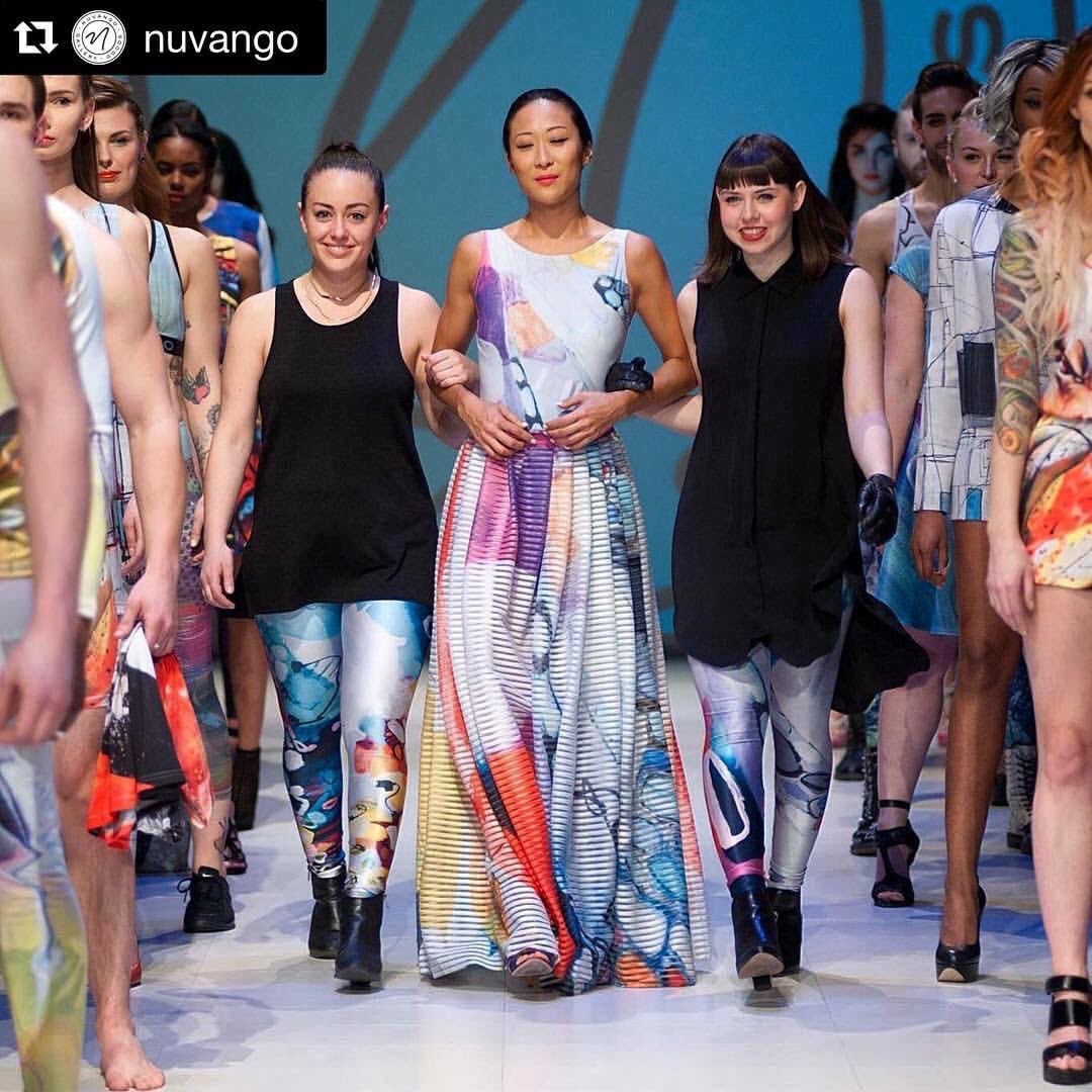 clairedj's tweet photo. #Colour Theory Collection: @Nuvango #leggings #skirt &amp; #blouse have my #artwork on them. #ClaireDesjardins #nuvangostyle #wearableart #art https://t.co/03gcX9daGx
