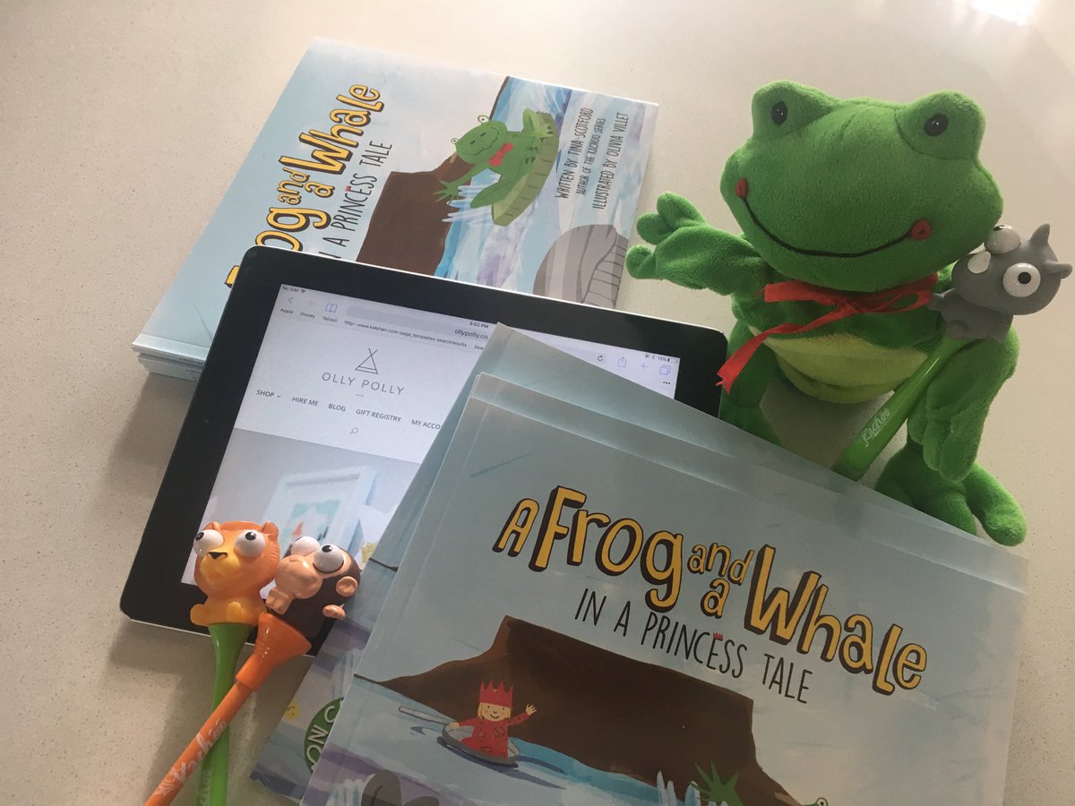 tinascotford's tweet photo. Hey, hey, hey #AFrog&AWhaleInAPrincessTale off to a new book store today! https://t.co/WywJS4c1a4