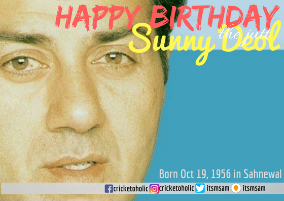 Happy Birthday Ajay Singh \Sunny\ Deol. 