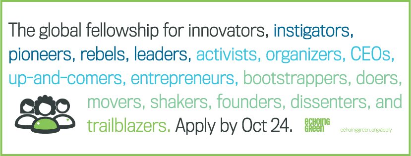 Echoing Green tweet media