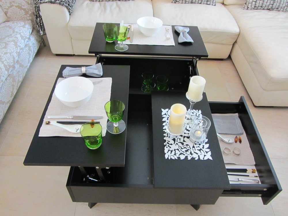 Bauhinia:- A convertible coffee table with protractible dining surfaces. Ideal for TV dinners and casual dining.

#stretchfurnishings