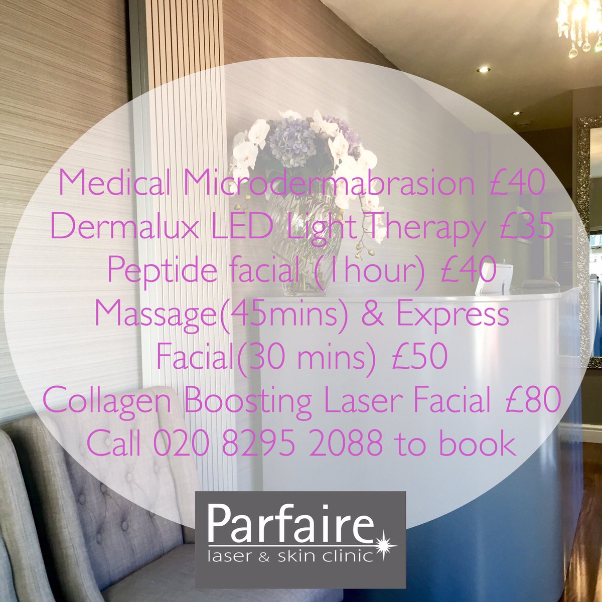 Check out todays last minute deals call 020 8295 2088 to book or visit parfaire.co.uk #beckbromfl #chislehurst #welovechislehurst