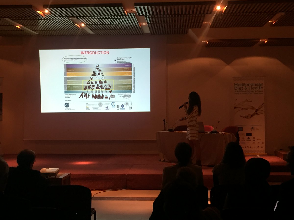 MedDietHealth's tweet photo. Young investigators presenting their abstracts
#MediterraneanDiet @Stefokali https://t.co/ZQNaYKHTpq