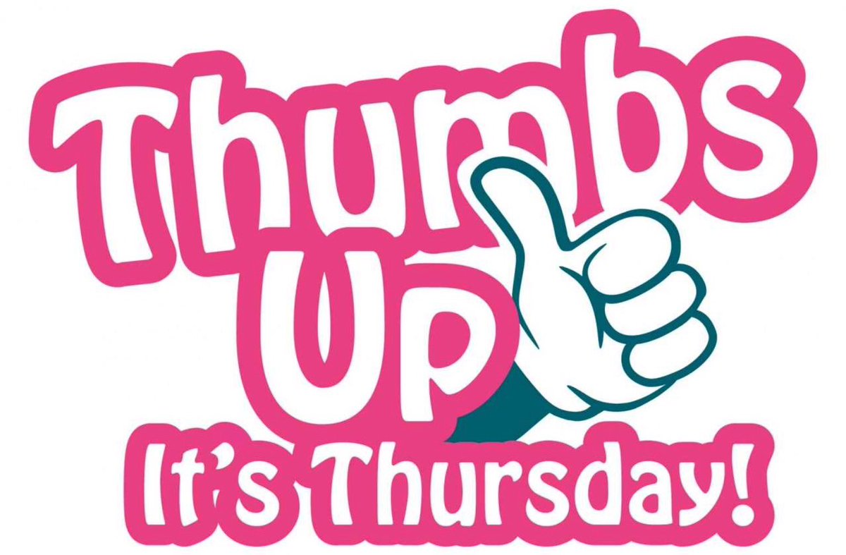 Thumbs up, it's Thursday! #ThursdayThoughts