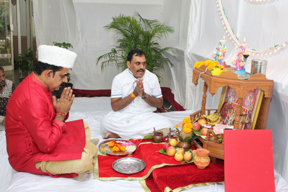 indoreida's tweet photo. Diwali pujan at IDA campus https://t.co/0azSasvdgj