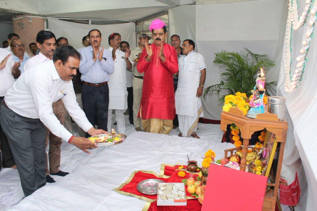 indoreida's tweet photo. Diwali pujan at IDA campus https://t.co/0azSasvdgj
