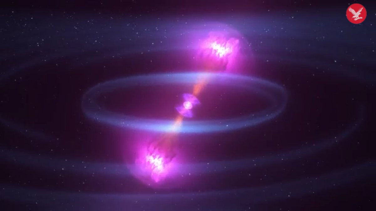 carolinethake's tweet photo. Scientists see two stars collide in space, setting off bizarre events https://t.co/TJSkOVMvzN https://t.co/eBM8nICfjy