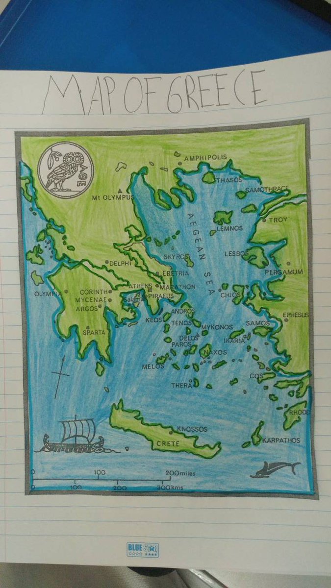 DRoachSS's tweet photo. Ancient Greece map! https://t.co/nO0Yn8KZWR