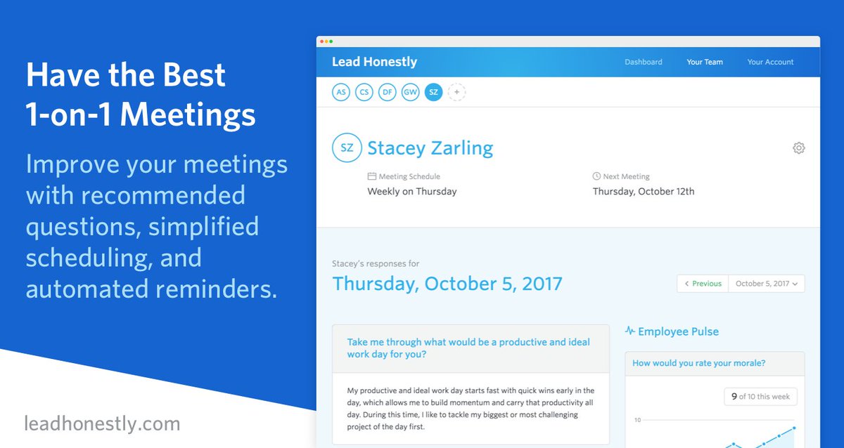 Today on <a href="/ProductHunt/">Product Hunt 😸</a>… 1-on-1 Meeting Assistant: Have the best 1-on-1 meetings with your team. producthunt.com/posts/1-on-1-m…