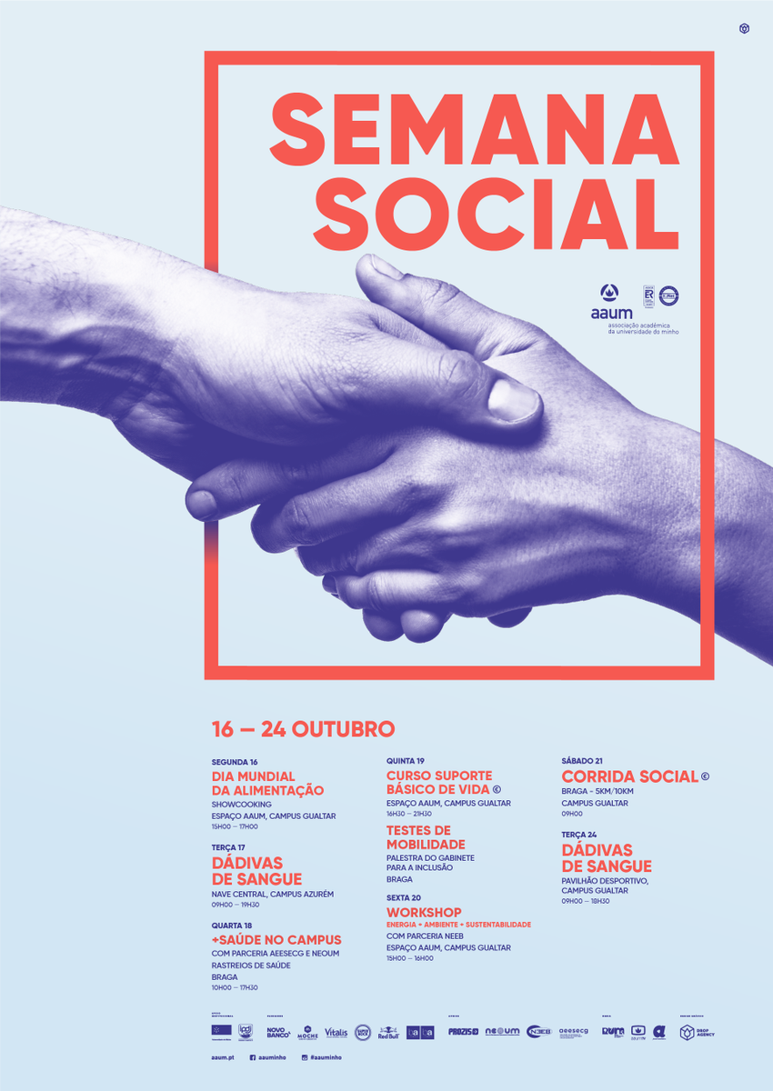 14:30: Palestra do gabinete de inclusão
15:00: Testes de mobilidade

#SemanaSocial