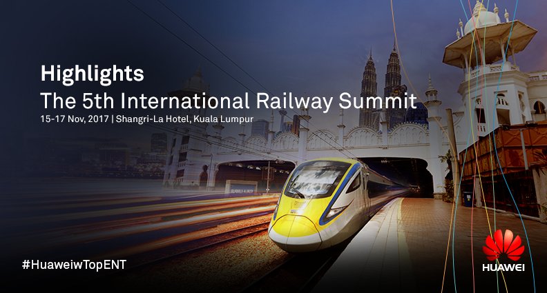 HuaweiEnt's tweet photo. Want to learn more about #Huawei's digital railway solutions on display @ #IRS5? See solution #highlights here: https://t.co/CNzVaZjnAA https://t.co/197Clw0RAW