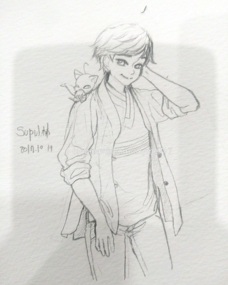 supulLim_'s tweet photo. 아드리앙스케치
#수풀림 #레이디버그 #아드리앙 #일러스트 #그림 #스케치 #인스도안 #미라큘러스 https://t.co/KTVDZazviv