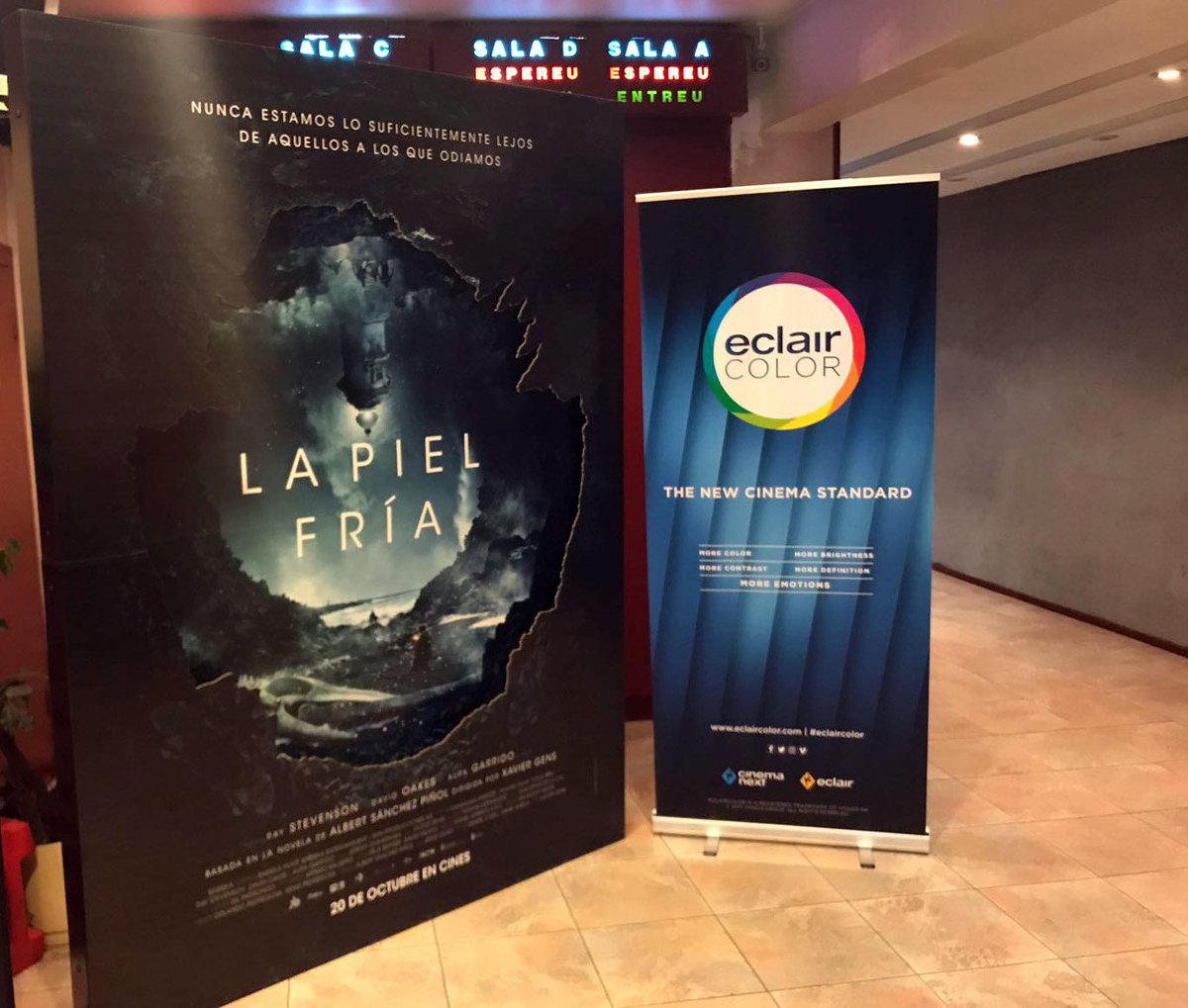 cinesverdibcn's tweet photo. La tecnologia #EcalirColor arriba a Espanya de la mà de Cines Verdi! Demà l'estrenarem amb #LaPellFreda ❄️ https://t.co/SiEw1CxJym https://t.co/WXfUpgmFgZ
