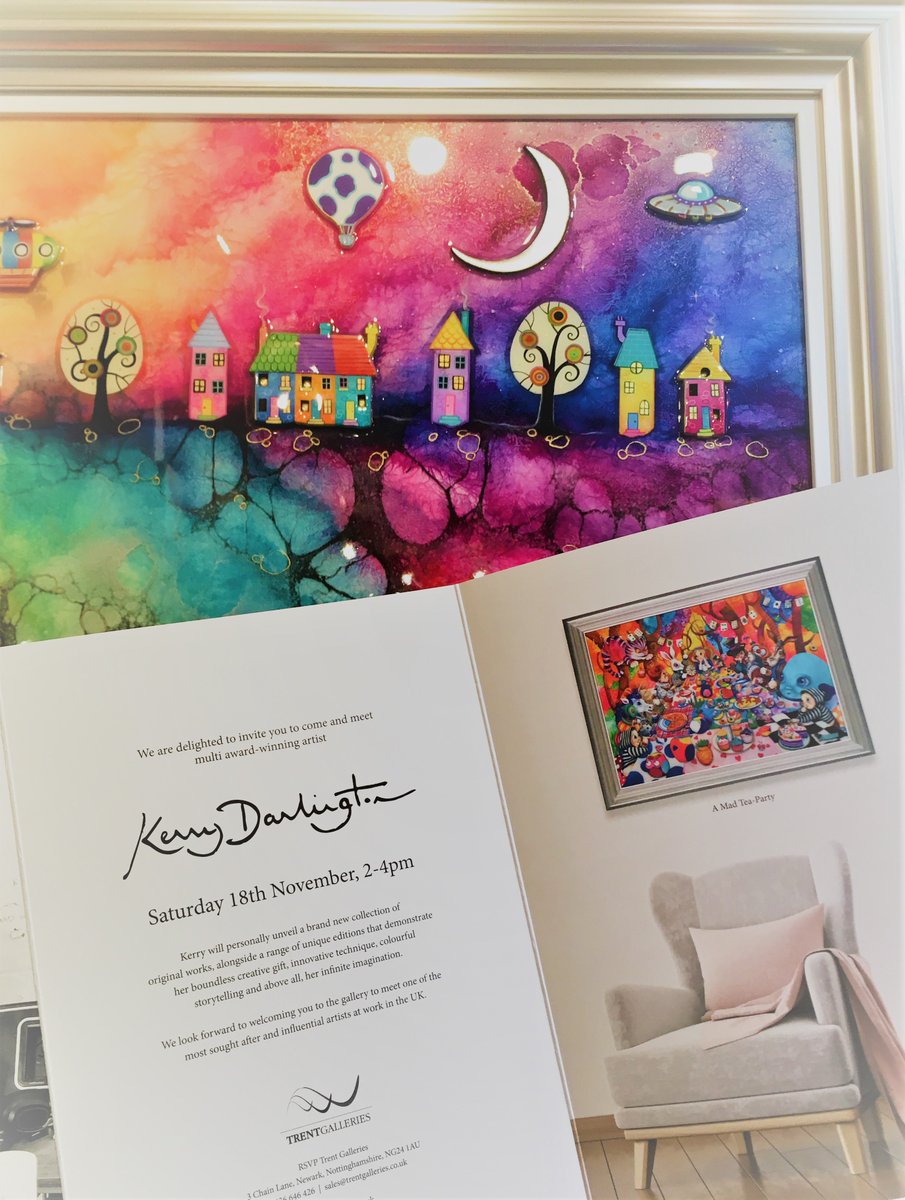 #ArtistEvent - #KerryDarlington will be in our #NewarkonTrent gallery on 18th November. Register for an invitation now.