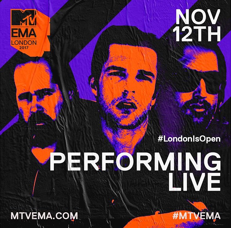 LolaIndigoCF's tweet photo. The Killers and Stormzy are also performing in the #MTVEMA on Nov 12th. https://t.co/F65rmty2JX