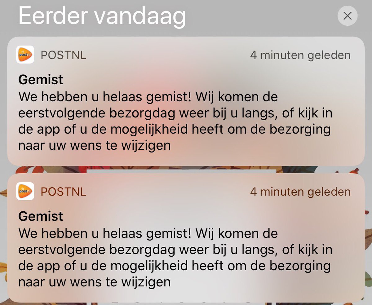 GerindeBogerd's tweet photo. @PostNL Waarom is dit? Ik ben de hele dag thuis, maar we hebben 2 deurbellen waarvan ik er 1 niet kan horen boven. Ik wilde rond 14.00 [1/2] https://t.co/I6ks3D2Koj