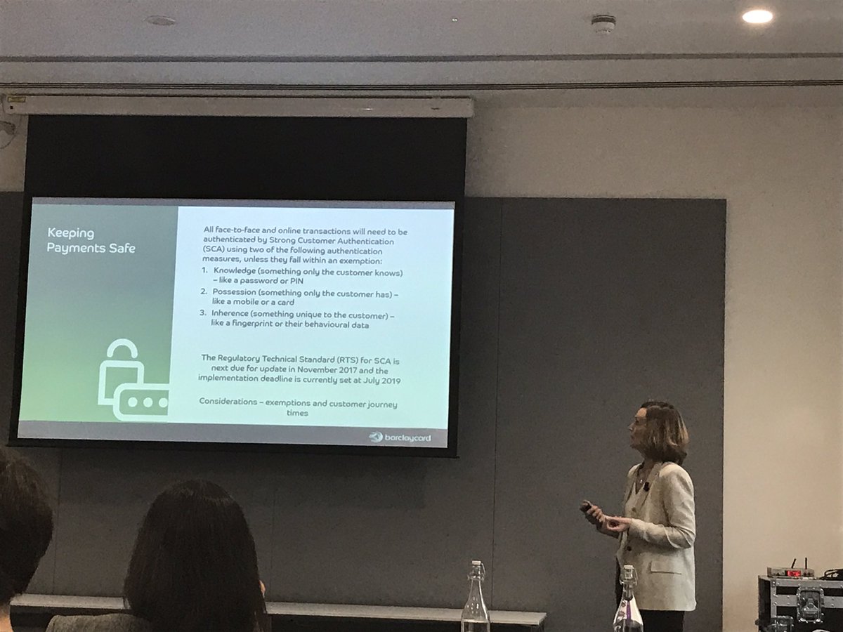 Helen from <a href="/Barclaycard/">Barclaycard</a> talking us through the upcoming changes in payment processing. #payment #biztravel <a href="/ITMtweets/">ITM</a>