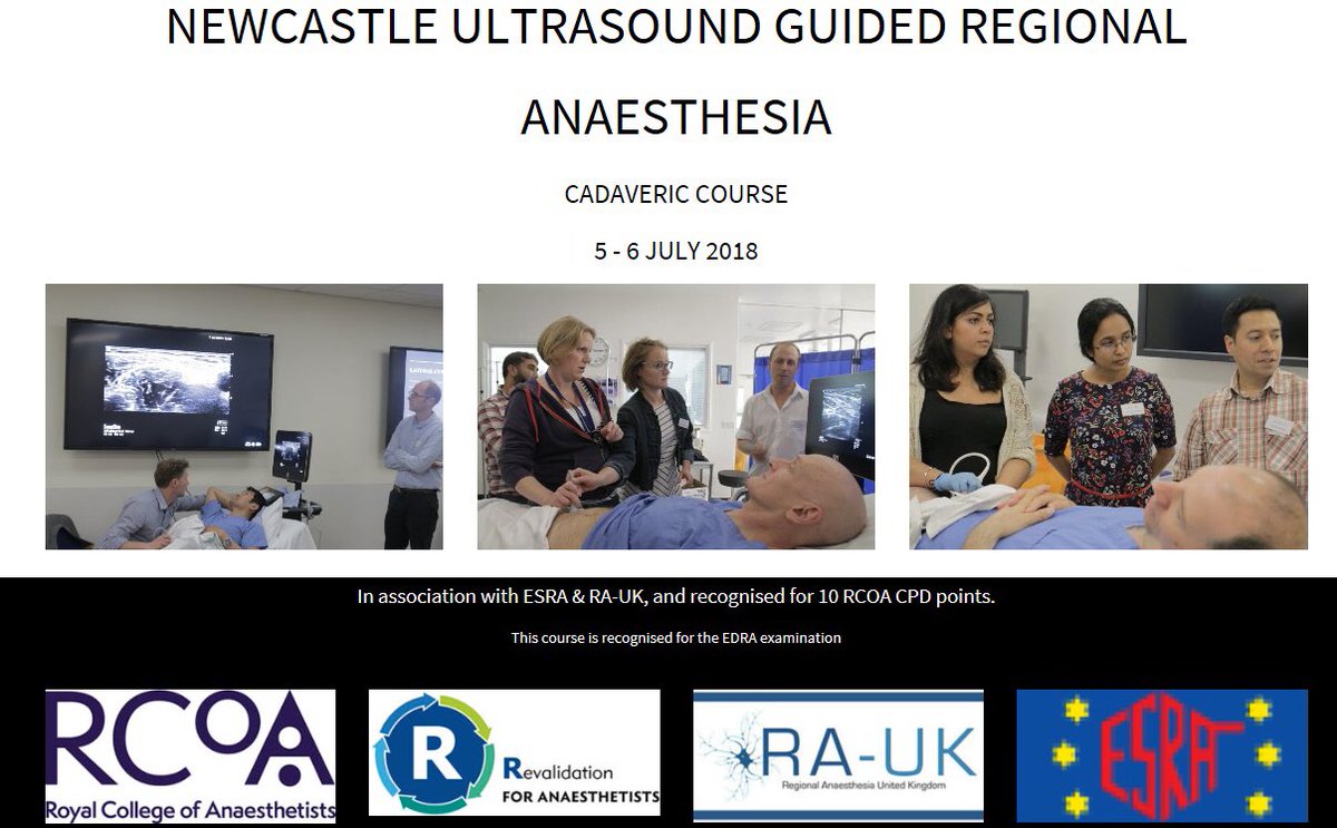 NUSGRARVI's tweet photo. Newcastle famous Regional Anaesthesia Cadaveric course (NUSGRA 2018) now taking bookings! https://t.co/fUTM7EeEOk for details! https://t.co/JBTCrhtBbQ