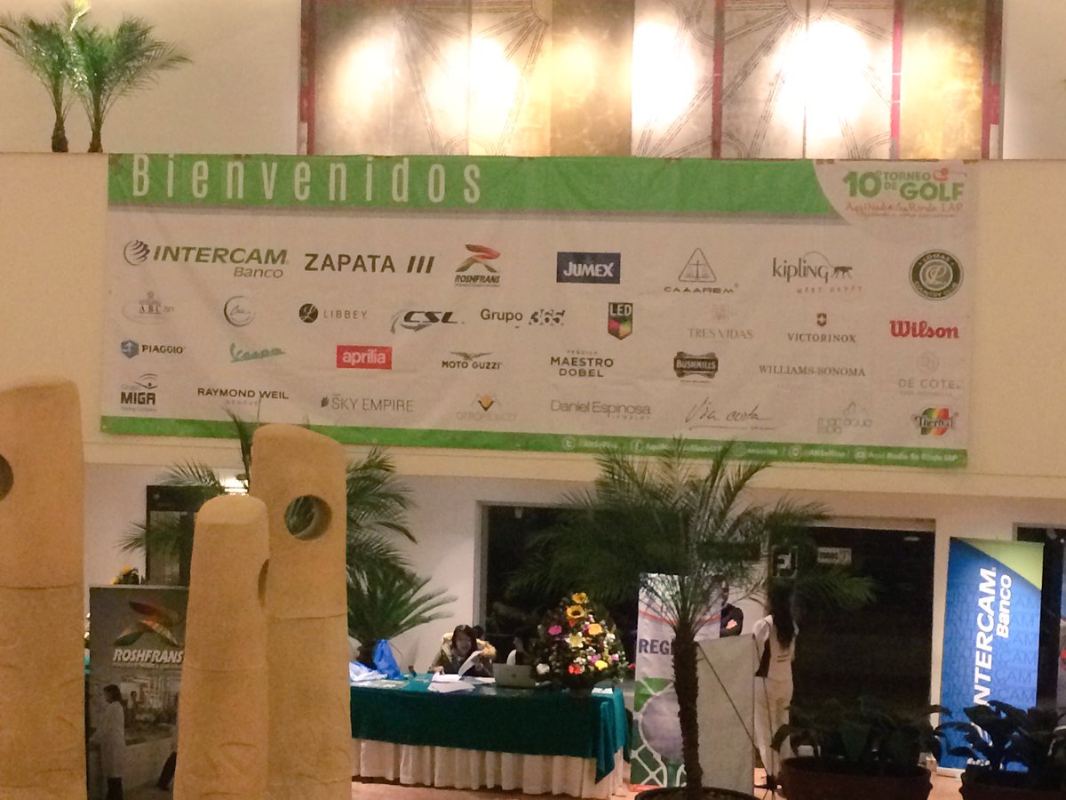 ANSeRiap's tweet photo. Listos para el 10 Torneo de Golf  @ANSeRiap cc  @IntercamBanco @GrupoZapataMX @latalancon @lauvidales https://t.co/W1vsZNHeQu