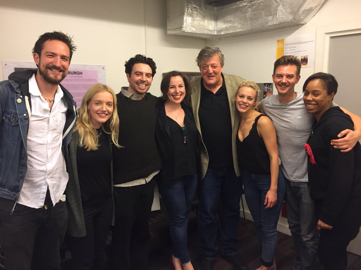 gintheplay's tweet photo. The Gin For Breakfast team and our wonderful guest @stephenfry (with a bonus @frankturner) https://t.co/6PxUZcDh5C