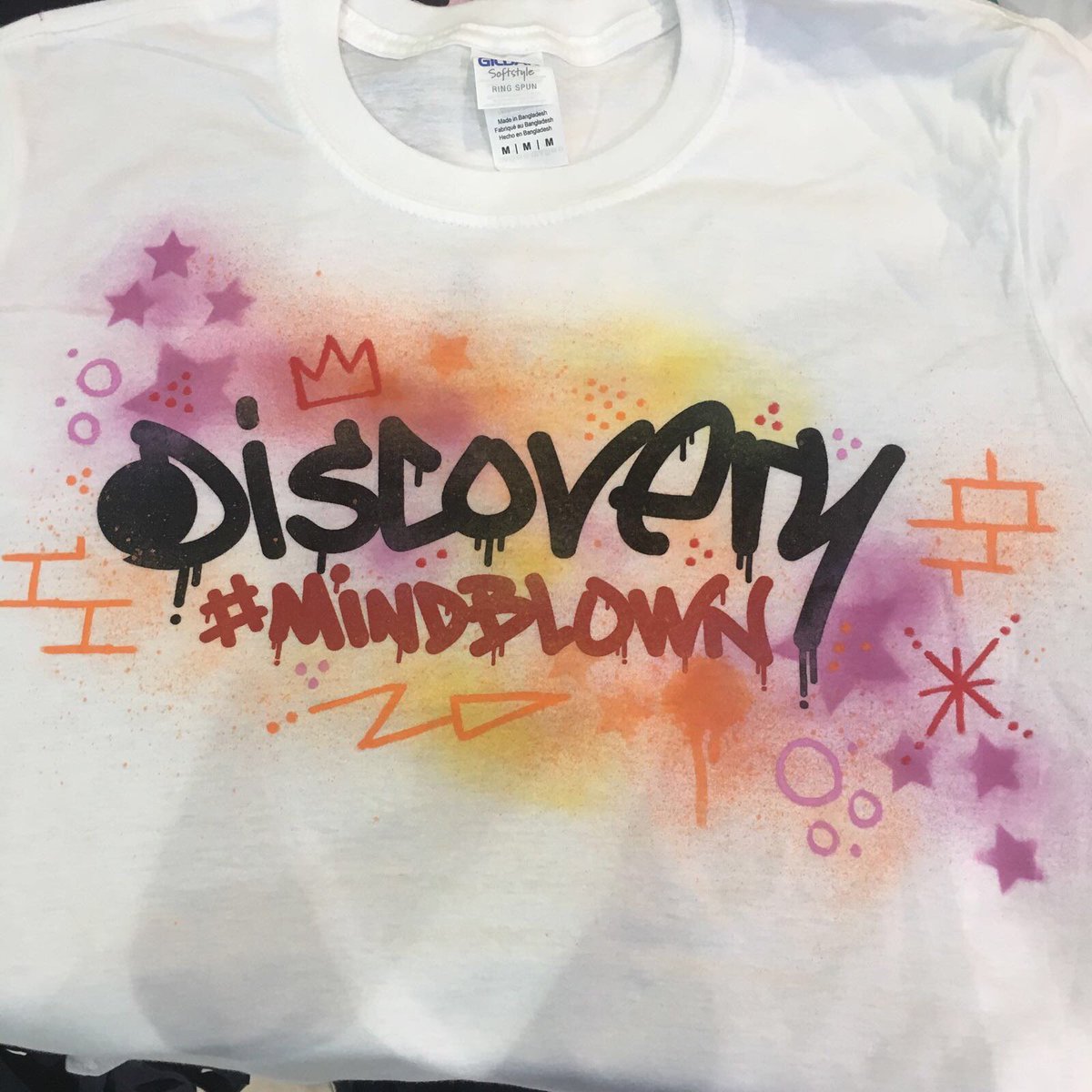 Stencilling's tweet photo. Loving the way @SoulfulCreative have used our stencils to customise these t-shirts! Have a look at their work #graffiti #stencil https://t.co/kONWOmbbsv