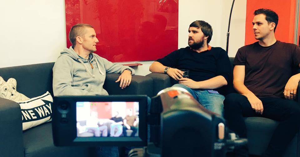 IOAcademyUK's tweet photo. Offsite for ep.6 of #TwoDevsOnASofa. @_daveharvey talks #fintech startups, recruiting devs & @SecclTech growth plans https://t.co/GwnxTF6DAF https://t.co/l3aycuZnI2