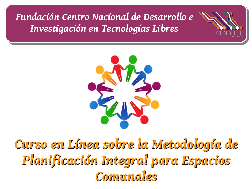CENDITEL's tweet photo. 📰 #NOTICIA | #CENDITEL ofrece Curso en Línea sobre Planificación Integral para Espacios Comunales | https://t.co/Up1ZuPg6fy https://t.co/wH6SpiYUTp