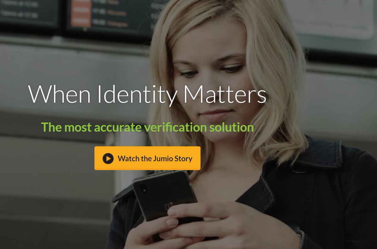 rhochrieser's tweet photo. Today we unveiled our new webpage, check it out. When identity matters, trust @jumio. https://t.co/L3p21kwOar #TIaaS #Netverify #Identity https://t.co/v3JU6rKqd2