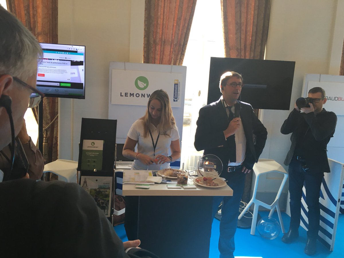 Pole_Systematic's tweet photo. . @LemonWay offre une solution de paiement en ligne pour les places de marchés UE. #JAP2017 #ChampionsSPR #Fintech https://t.co/Ztp3NGZkQo