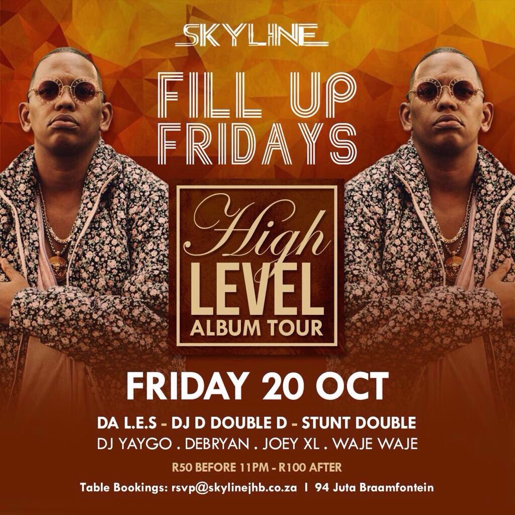 DJDdoubleD's tweet photo. This weekend catch me out at:

Friday - Skyline &amp; Booth
Saturday - Lavianto, PTA &amp; Cantare
Sunday - ONXY

#NorthSideDJ #DaLesHighLevel https://t.co/f7PbhefQ5j