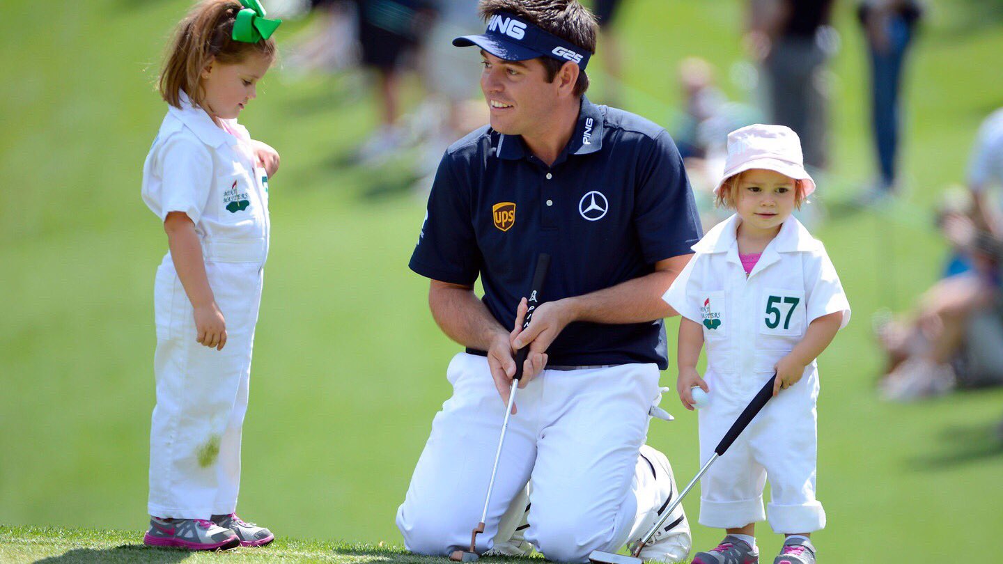 \"Happy birthday Dad!\"
Louis Oosthuizen is 35 today.    