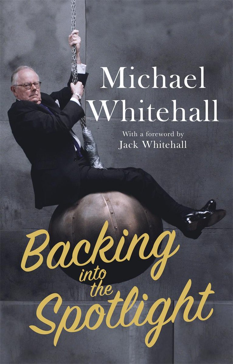 LittleBrownUK's tweet photo. One week today until #BackingIntoTheSpotlight, the brilliant memoir from @fatherwhitehall is out. Pre-order your copy now. https://t.co/yWc61uzi4x