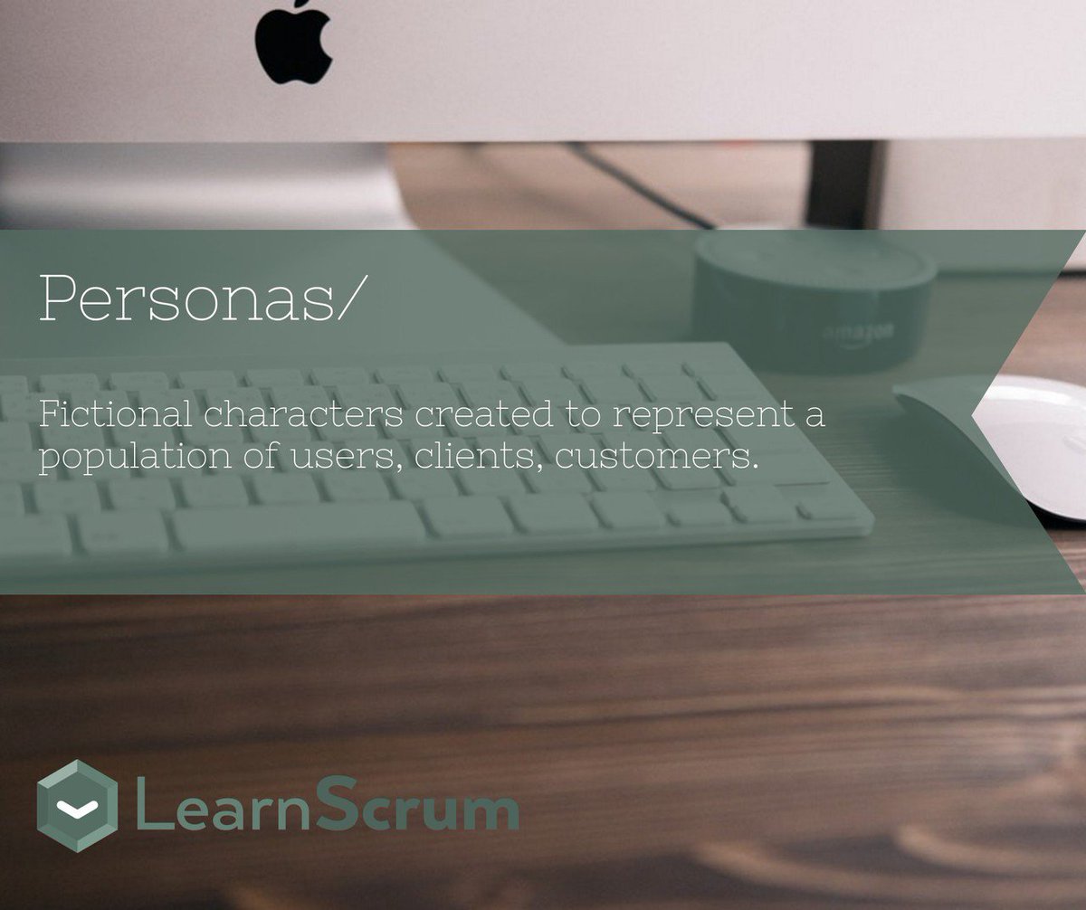 learnscrum's tweet image. Scrum Teams use #personas to better understand users &amp;amp; stakeholders and their req&apos;s and goals. #GetToKnowYourCustomersDay #scrum #agile