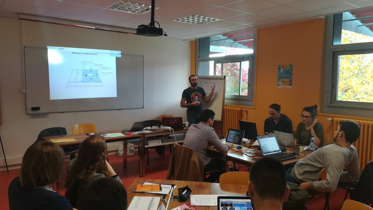 Explication du Business model canvas pour l'appliquer aux projets #digisuplelab <a href="/DigisupEcole/">Digisup</a>