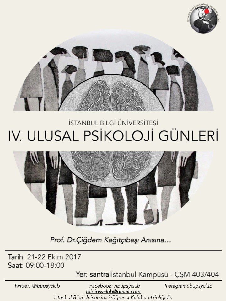 .<a href="/ibupsyclub/">IBU Psikoloji Kulübü</a> tarafından düzenlenen IV. Ulusal Psikoloji Günleri, 21-22 Ekim'de santralistanbul Kampüsü'nde. bit.ly/2yBYuNF