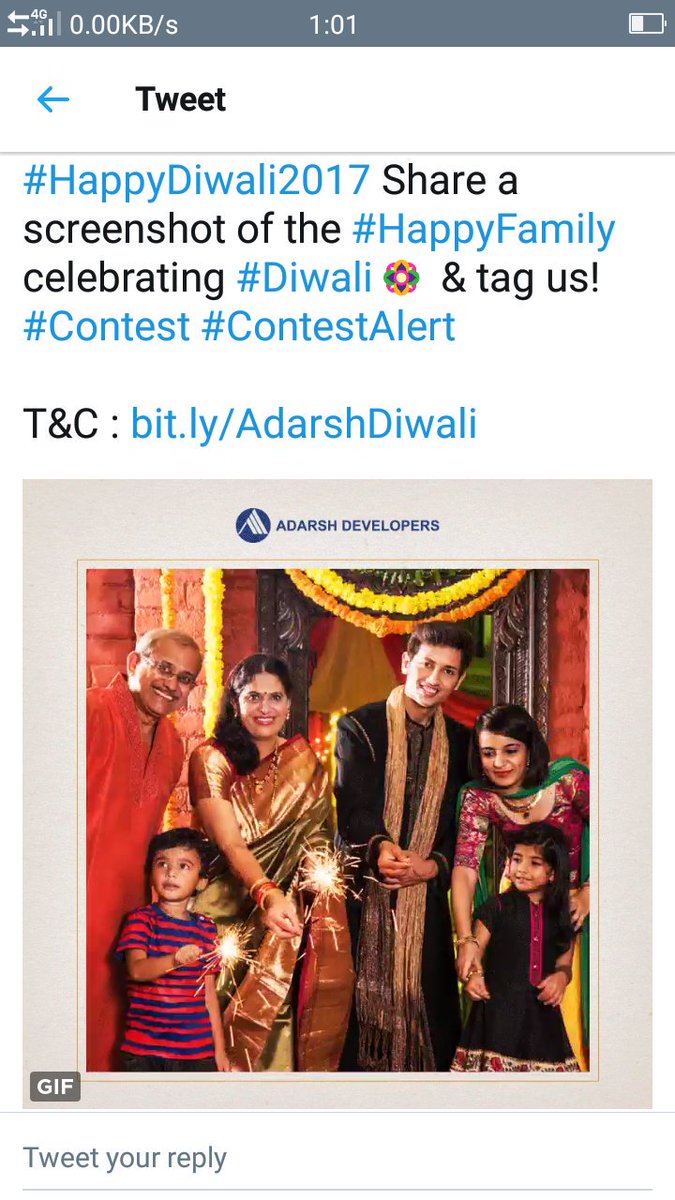 Mj180Shiva's tweet photo. @AdarshBlr Screenshots of #HappyFamily
#Diwali
#HappyDiwali2017
#AdarshDevelopers
@AdarshBlr https://t.co/wl7TLiD91e