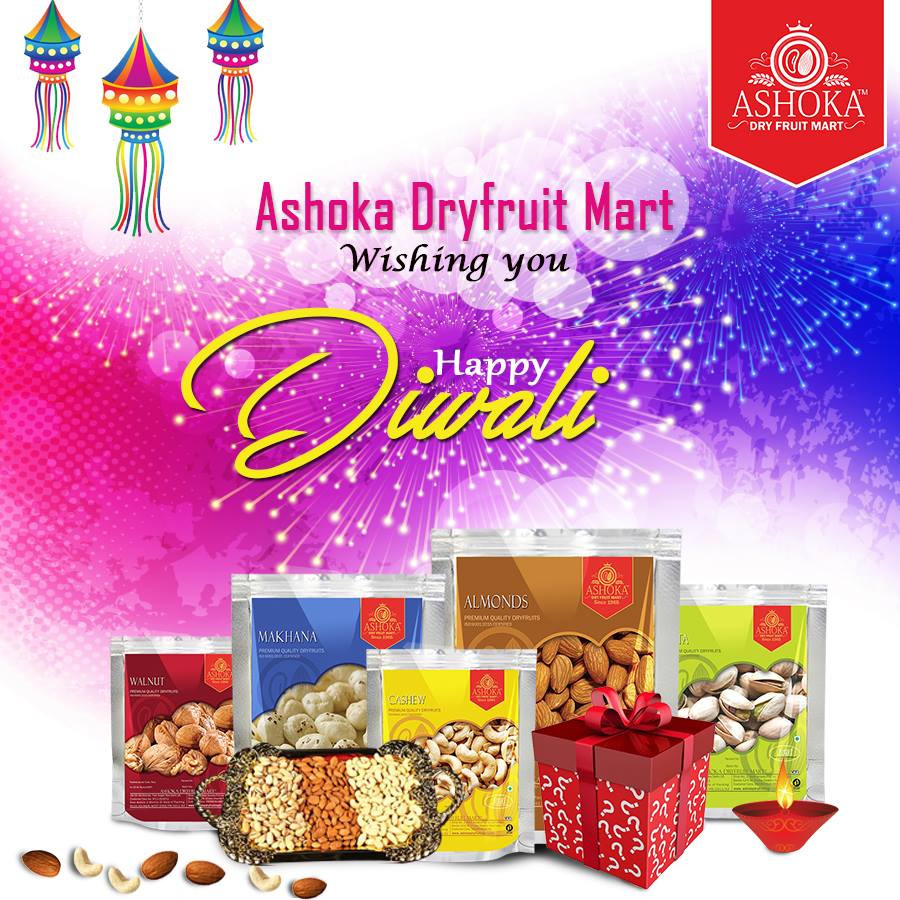 ashokadryfruit's tweet photo. Happy Diwali To All. Celebrate This #Diwali With @ashokadryfruit One Stop Shop For All Your Daily Dry Fruit Needs. Gift Healthy Stay Healthy https://t.co/A7yuA7JOSL