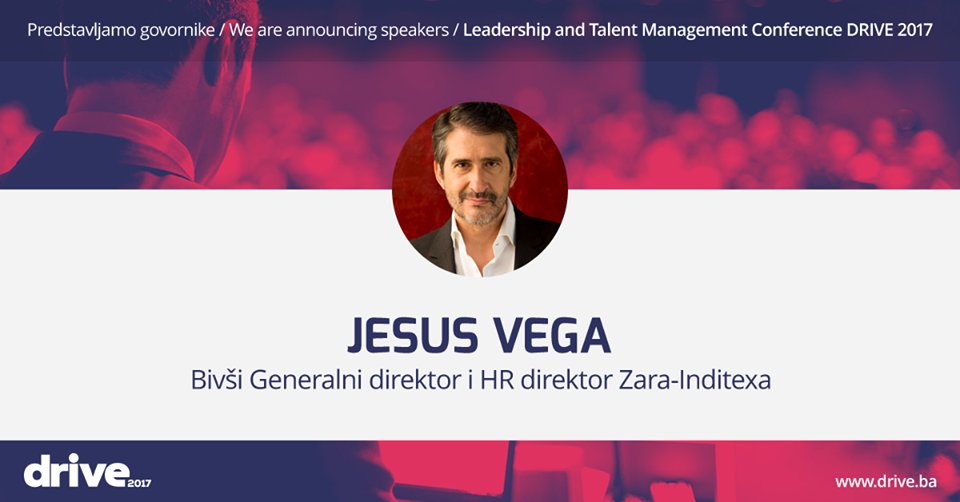MojPosaoba's tweet photo. [DRIVE] Jesus Vega, dolazi u Sarajevo 9.novembra na konferenciju #DRIVE2017  
https://t.co/uQ7YshLpeG
#Jesusvega #Sarajevo https://t.co/PLrPs5h5ST