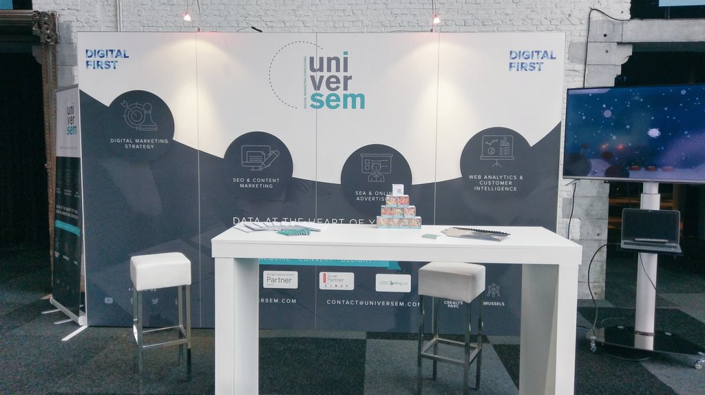 spbreuls's tweet photo. I'm ready for the #DigitalFirst17 . #SEO #SEA #WebAnalytics #CustomerIntelligence Welcome to our stand n°2! https://t.co/PNTgT6kbQq