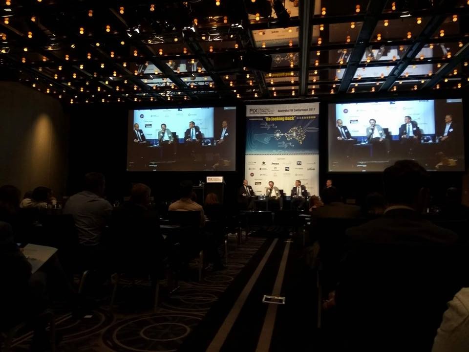 aaaquants's tweet photo. @DrTomStarke representing AAAQuants at Australia's FIX Conference. 
"The Use of Alternative Data and Artificial Intelligence in Trading" https://t.co/o38cQFI3dN