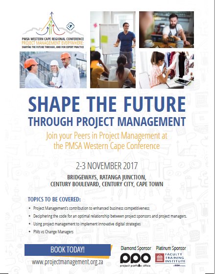 Snap_Tech_Int's tweet image. Don't miss the 2017 PMSA conference, 2-3 November 2017 @ProjectManageSA
#Projectmanagement #Projectmanagementeverywhere