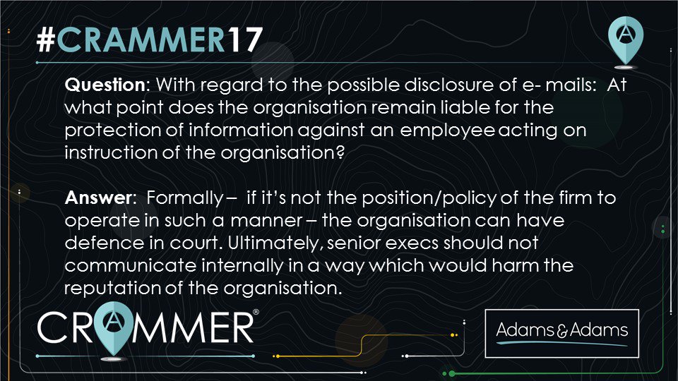 AdamsAdamslaw's tweet photo. #Crammer17 https://t.co/RIvXYUH6re