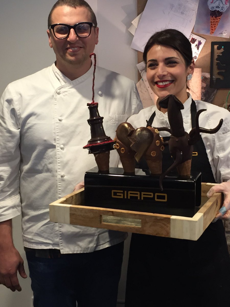 nikibezzant's tweet photo. Not a bad way to celebrate a momentous day. Chef’s Table at @Giapo is an extraordinary experience #icecreamcoma https://t.co/LReiGg508F