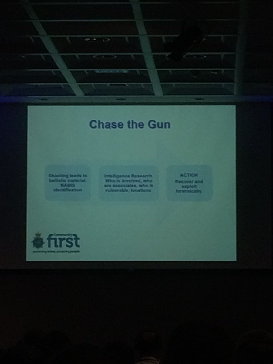 DrRachelBK's tweet photo. Identify the life of the gun to aid the investigation, disarm the criminals & trace their supply @NABIS_UK #IFFS2017 #AITEREFFI https://t.co/z3AHoxnI03