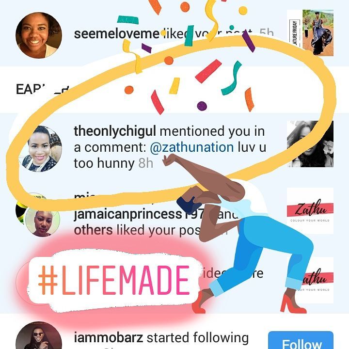 ZathuNation's tweet photo. When one of your faves acknowledges your existence! #lifemade!!! #donttalktome #illbeinmytrailer #chigul #zathu #9ja https://t.co/3yMOR9UEya